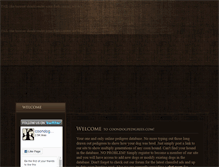 Tablet Screenshot of coondogpedigrees.com
